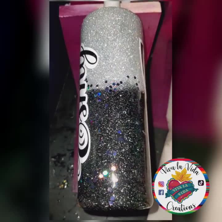 Glitter Football Tumbler – Vickie's Creation