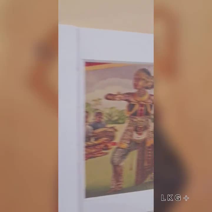ジャワ文化の絵画5枚セット（家の装飾用/インドネシアのお土産/ジャワ