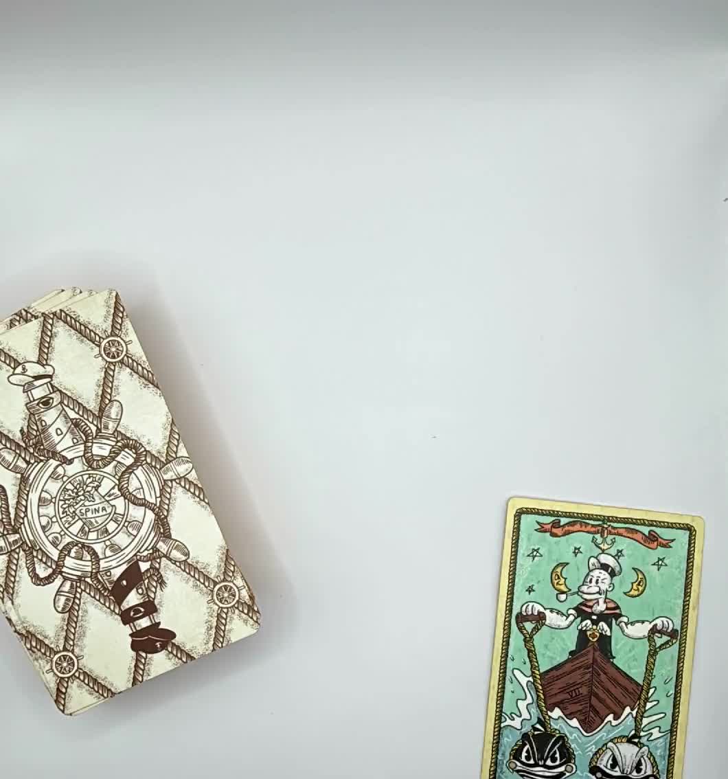 Sailor's Arcana - Tarot Deck Inspired by Popeye and Olive Oyl - Etsy