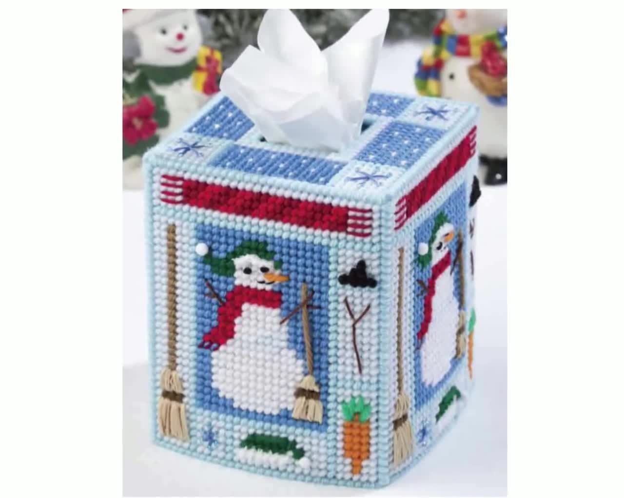 Snowman tissue 2024 box cover