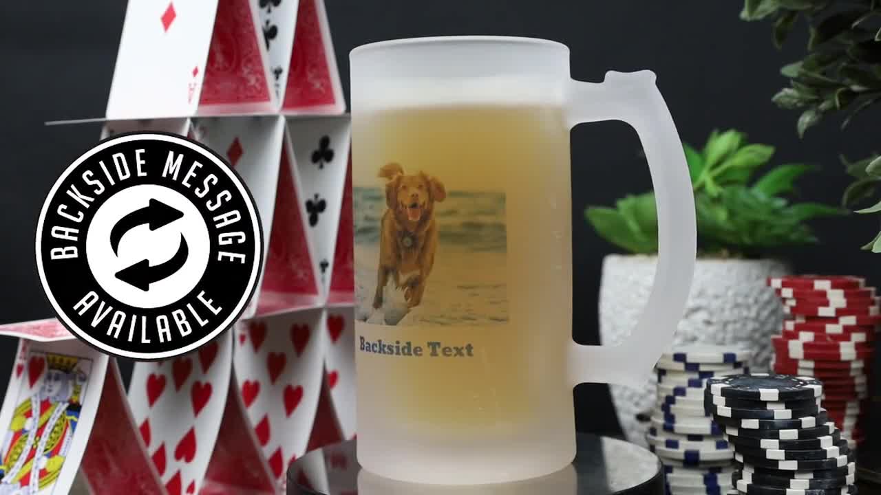 16oz Beer Mug Stein  Spotted Dog Company