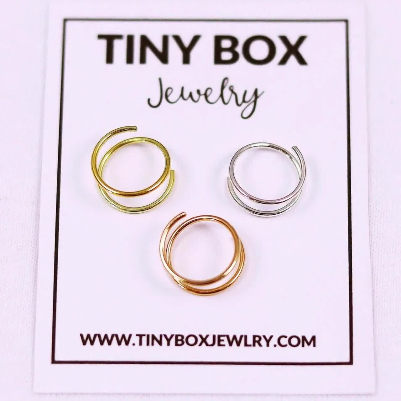 Kit 15 Pezzi Piercing Al Naso In Acciaio Inox Con CZ E Opale - Gioielli Anallergici - Foto 2