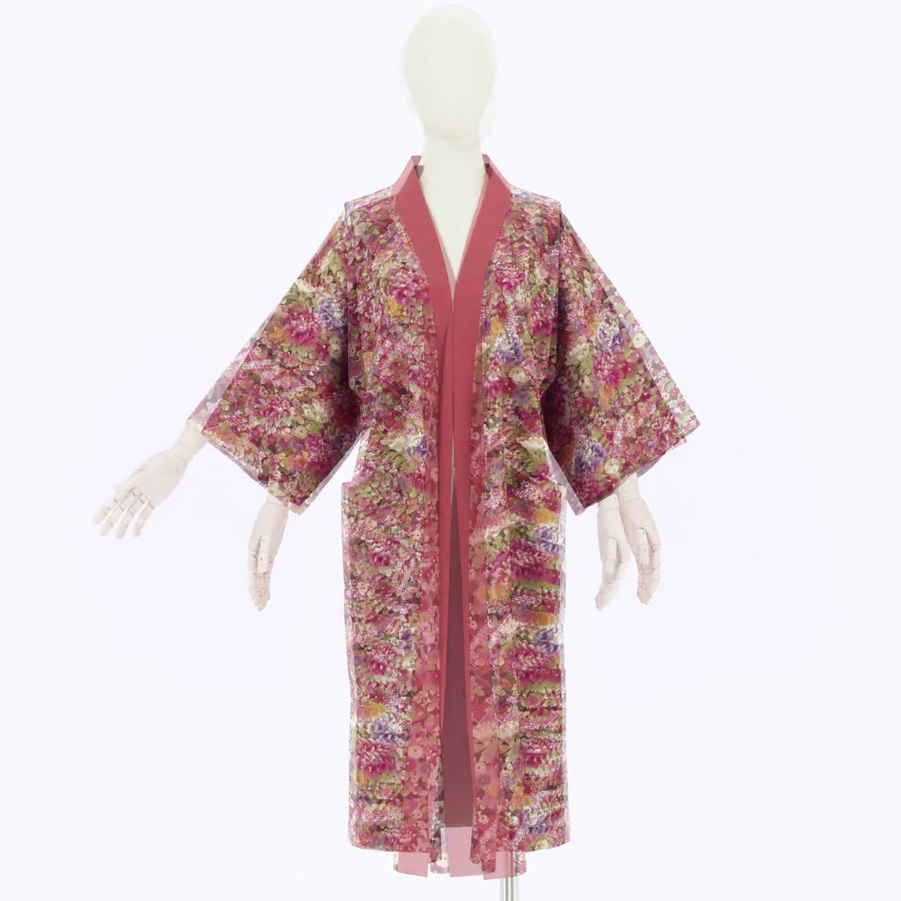 Pink Floral Ladies Dressing Gown – Forever England