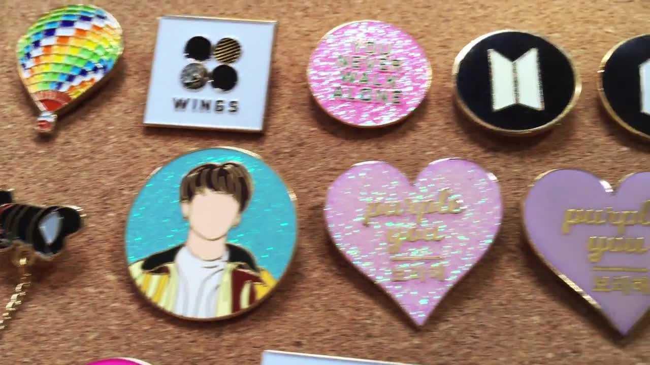 BTS♡ARMYピンバッジ BTS♡ARMYピンバッジ