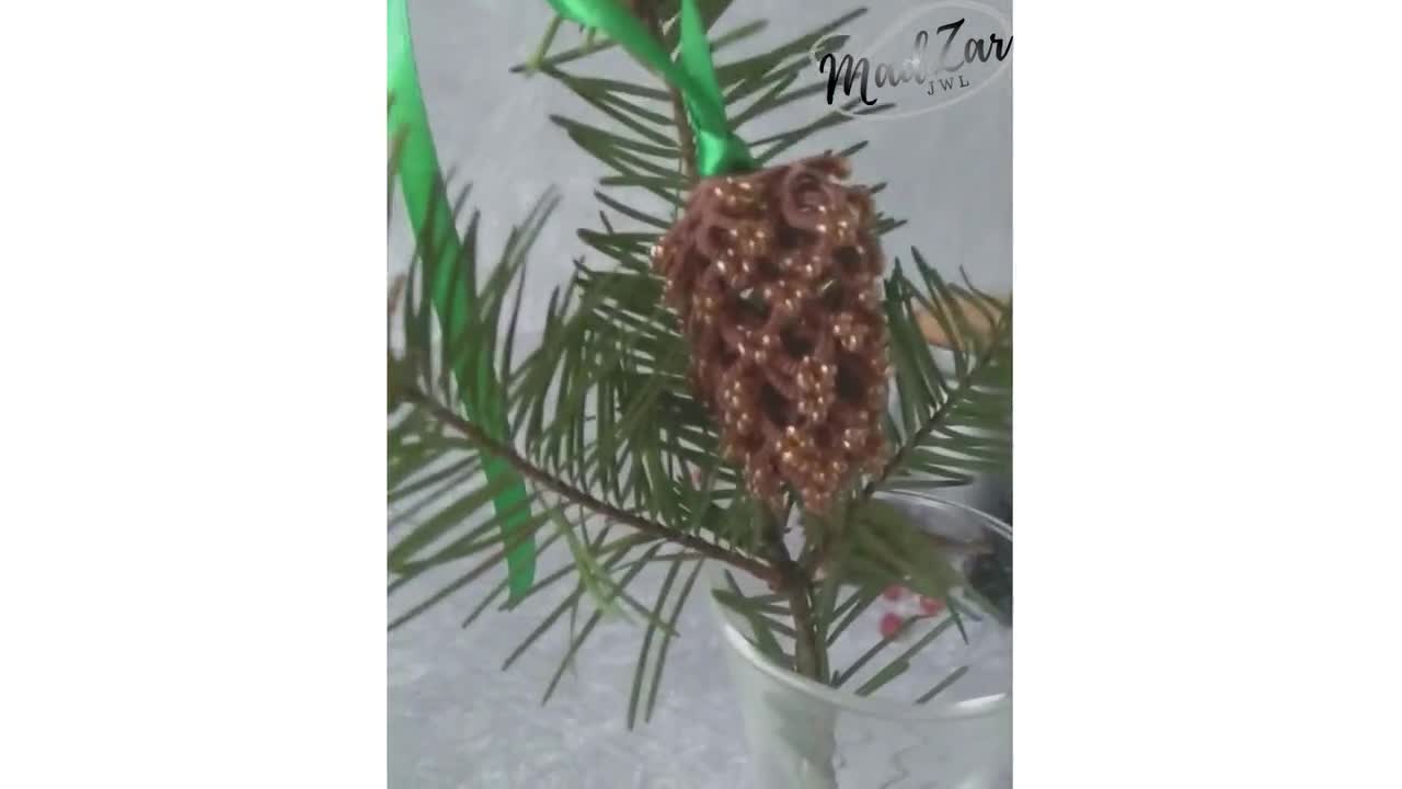 Bigliettino Auguri Pine cone 