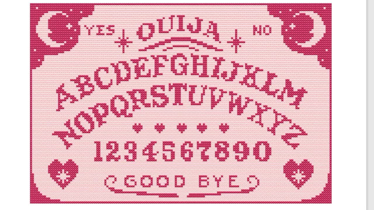 Small ouija board pink mini hand orders bag