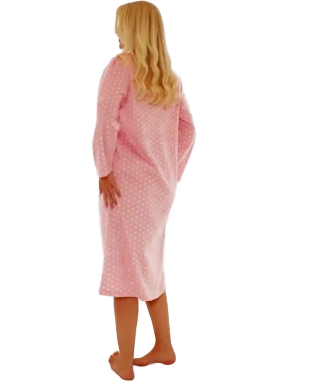 Luxury Fleece Pink Spot Hooded Lounger – Suzy & Me Collection
