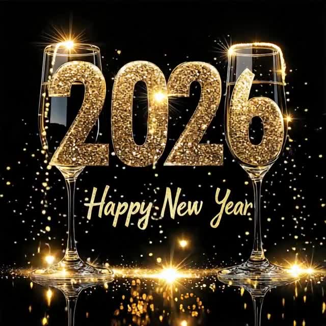 Happy New Year 2026 PNG: High Resolution Digital Download - Etsy
