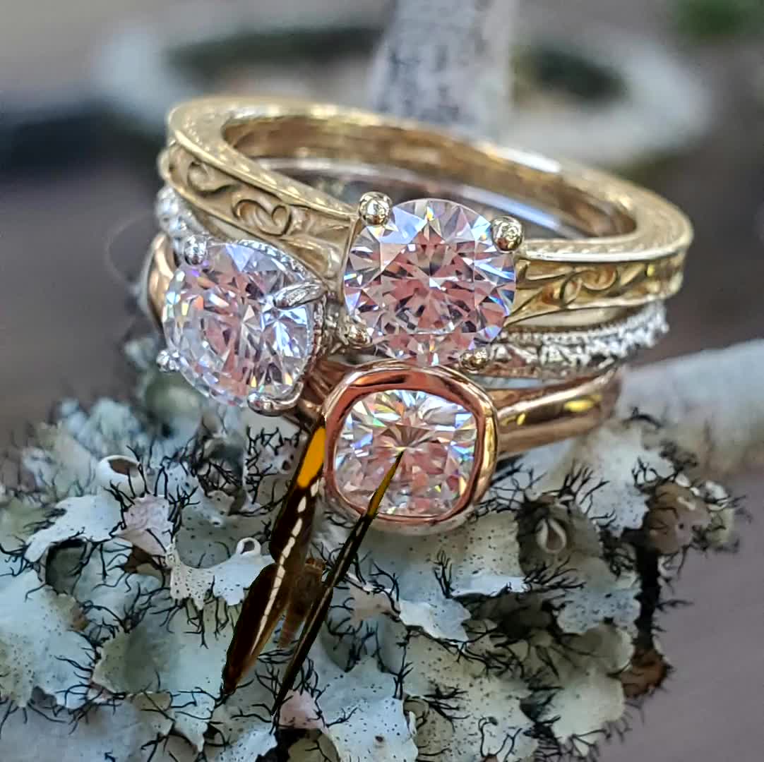 Chic Arrow 18KT Rose Gold Diamond Ring