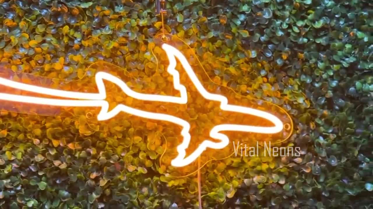 〜sky full of stars〜　-pairing- Buy Jet Fighter Neon Sign, Military Plane LED Light, Airforce Wall