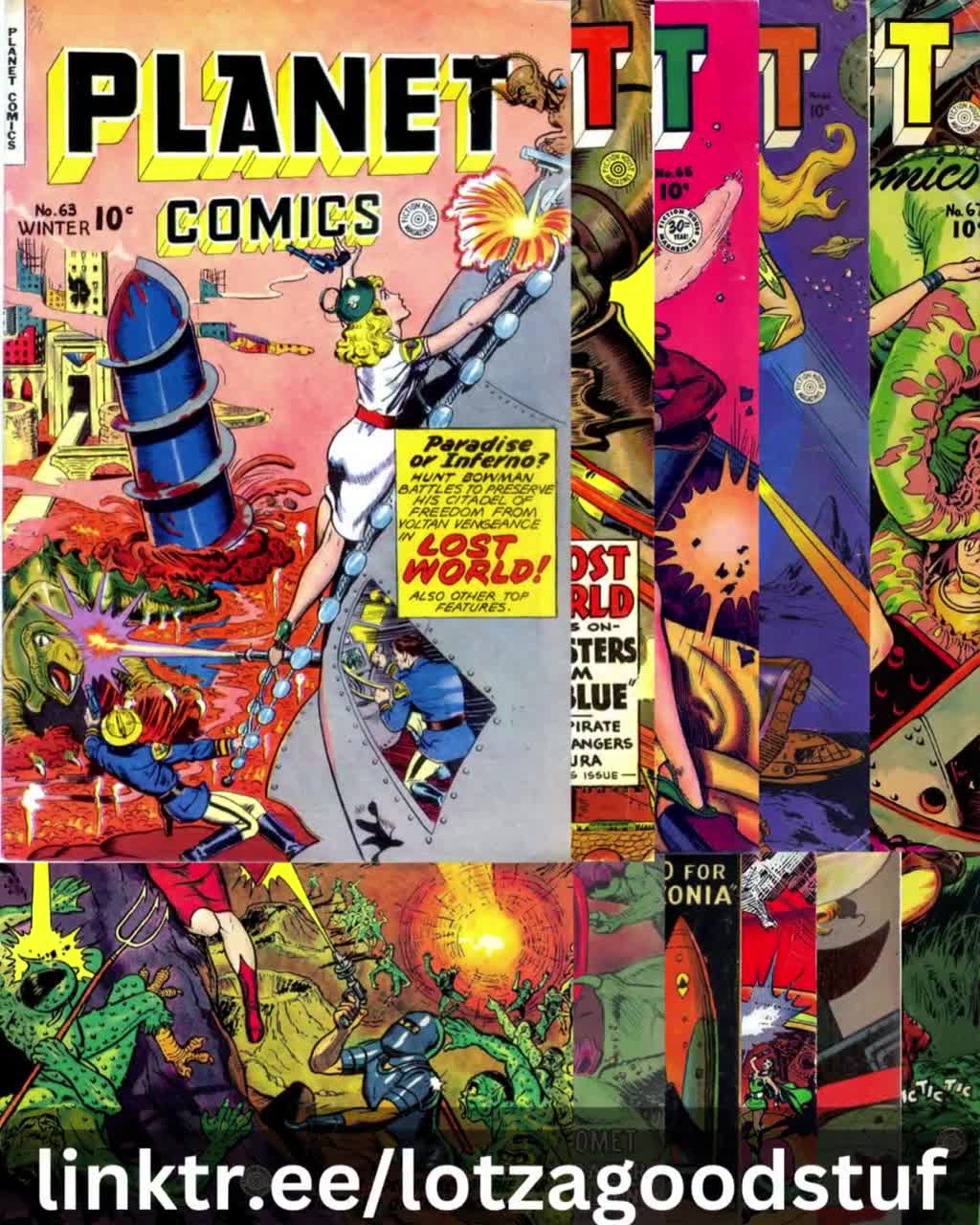 Planet Comics Collection Vol 3 of 3 | Vintage Sci-fi Comic Book