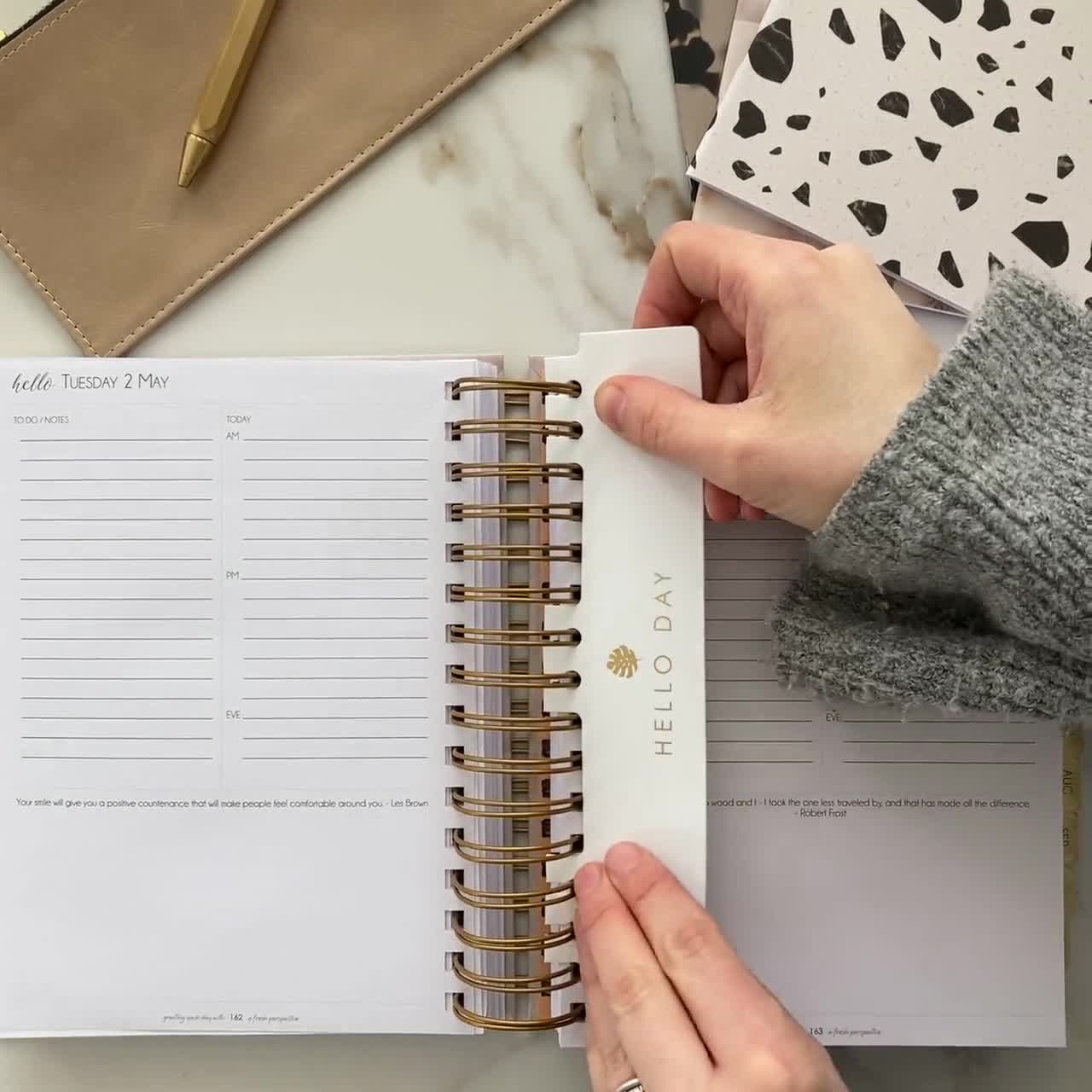 Snap-in Tabbed Rulers - Perfect Bookmark for Your Planner