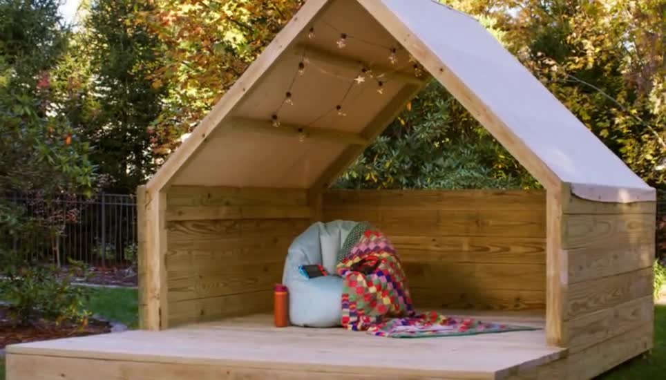 Diy Playhouse Loft Playhouse Shed Plans Storage Shed Modern