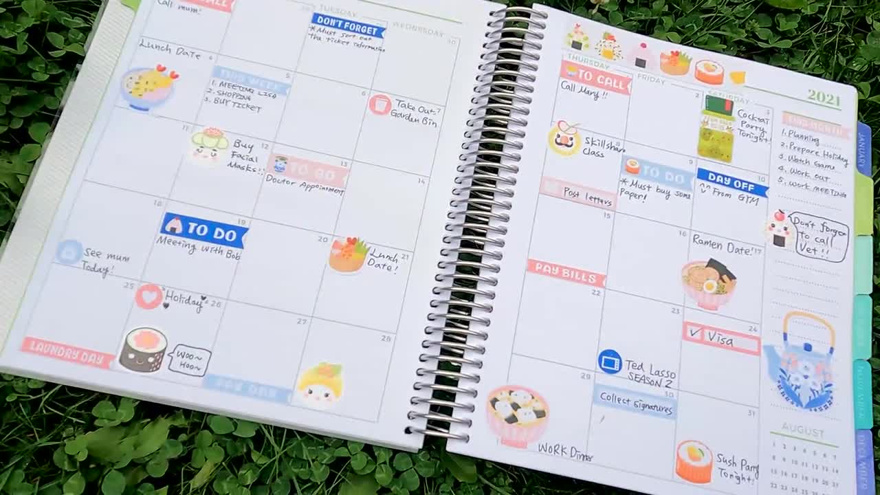 Birthday Present Planner Stickers