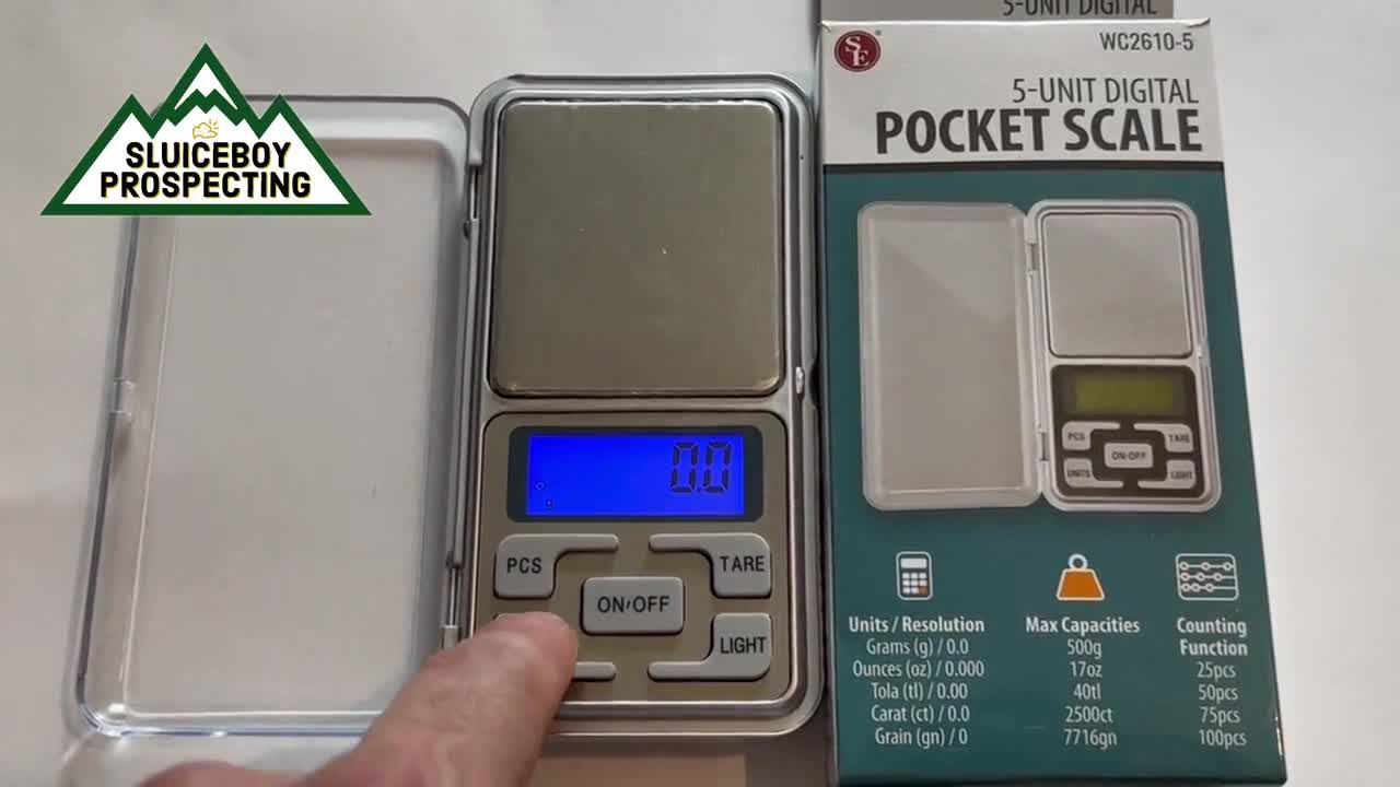 Pocket Electronic Scale Digital 5-unit Grams Ounces Tola Carat