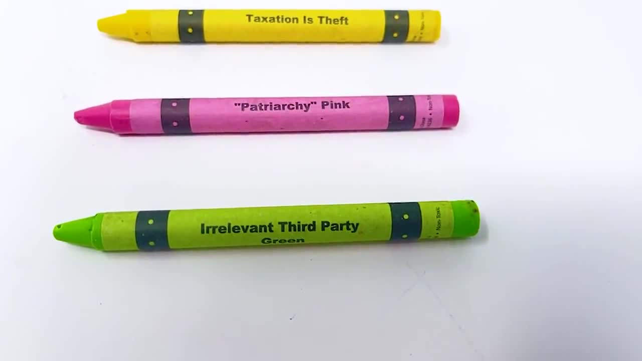 Offensive Crayons: red, White, and Fck You, Funny Gifts, Gag Gift