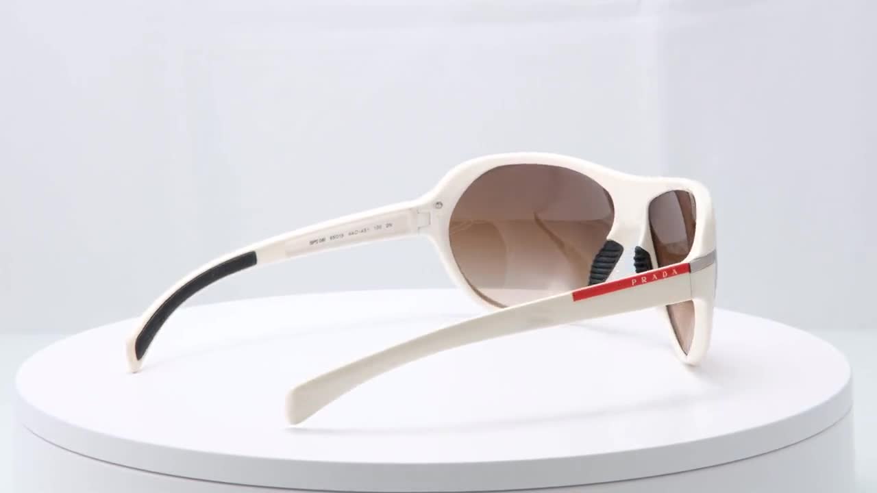 Popular Model Prada Sunglasses Vintage Case Spr01 White Y2K