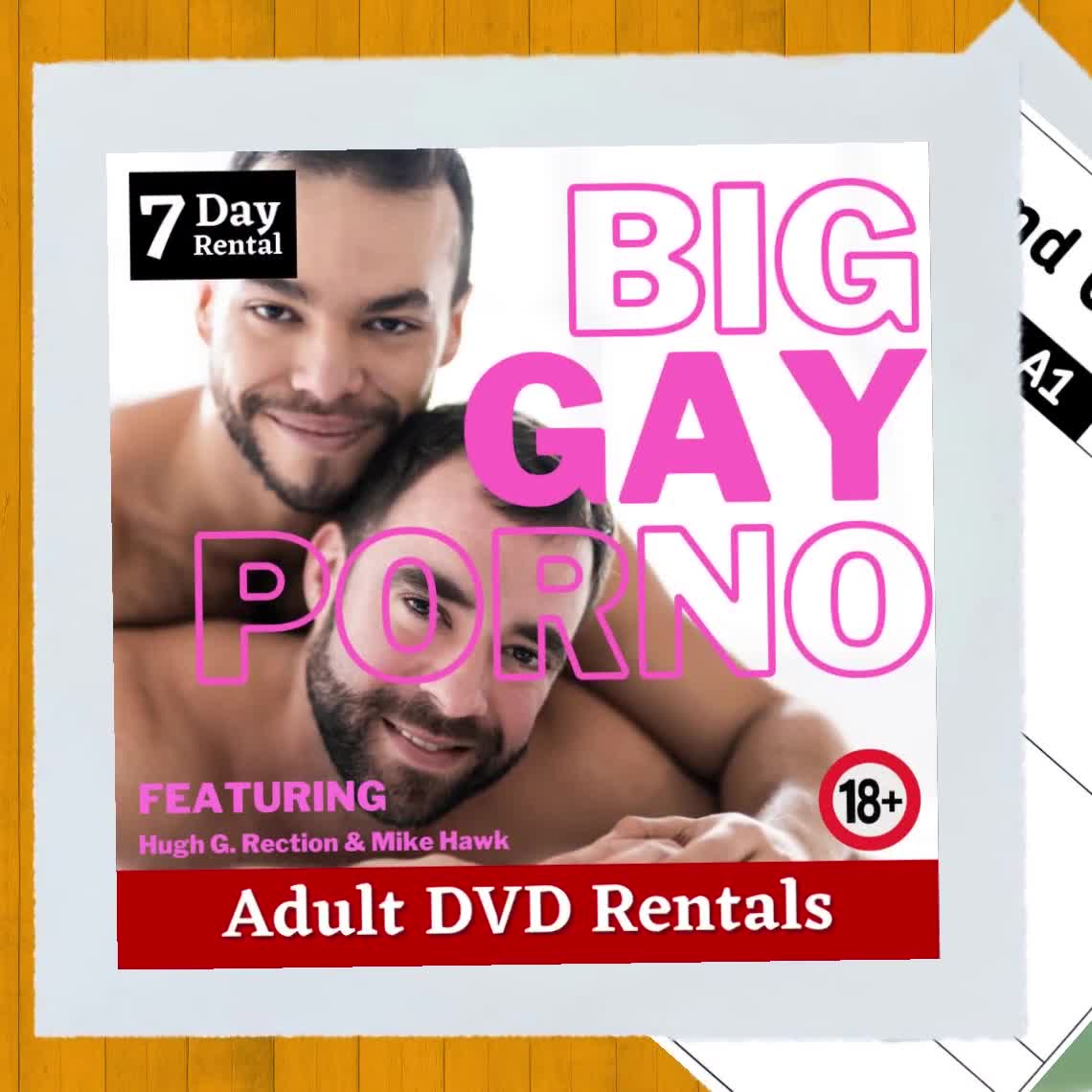 Prank Gift Big Gay Porno Snail Mail Practical Joke Prank