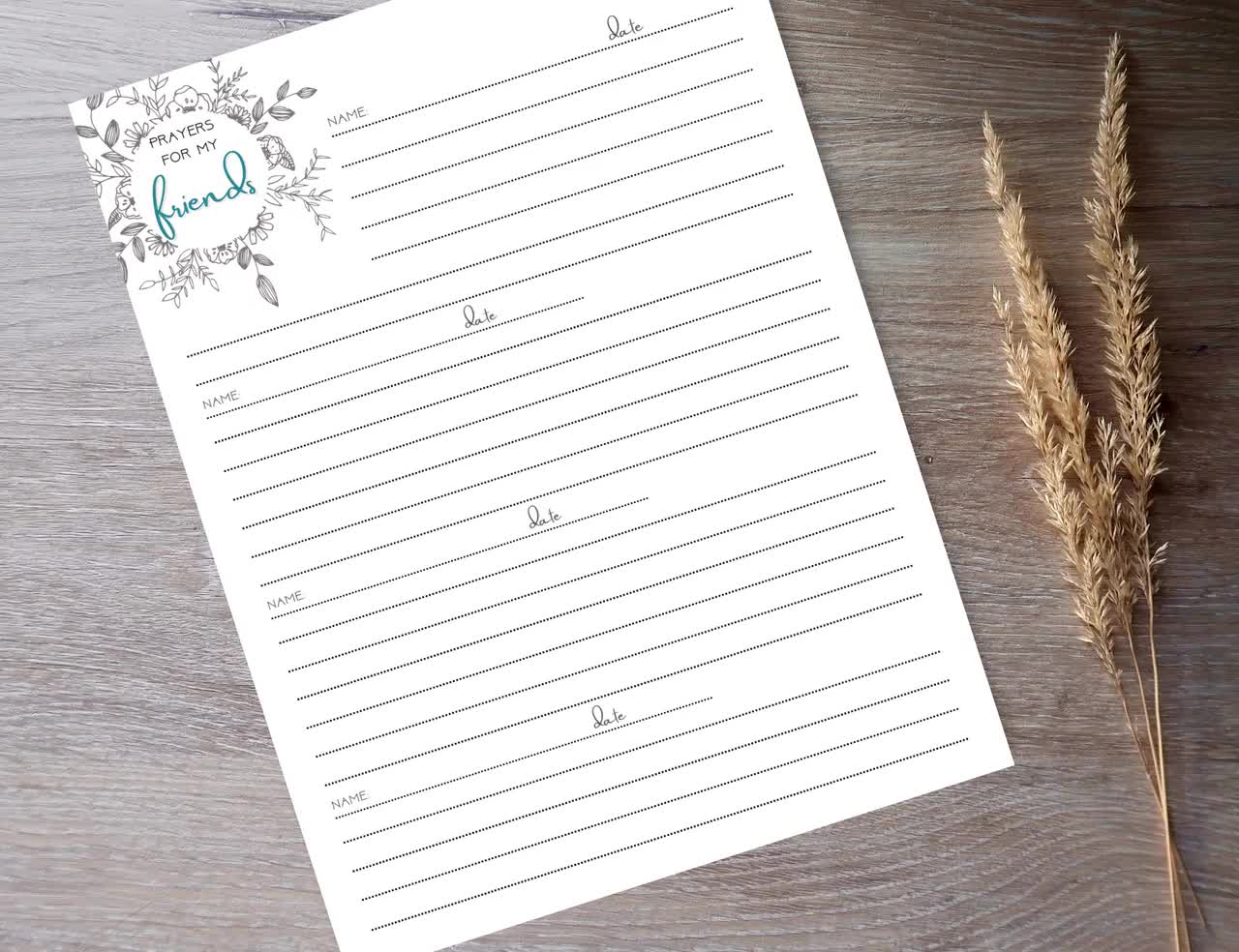 prayer-journal-printable-war-room-prayer-bundle-goodnotes-religious-journal-digital-prayer-journal-faith-planner-botanical-etsy