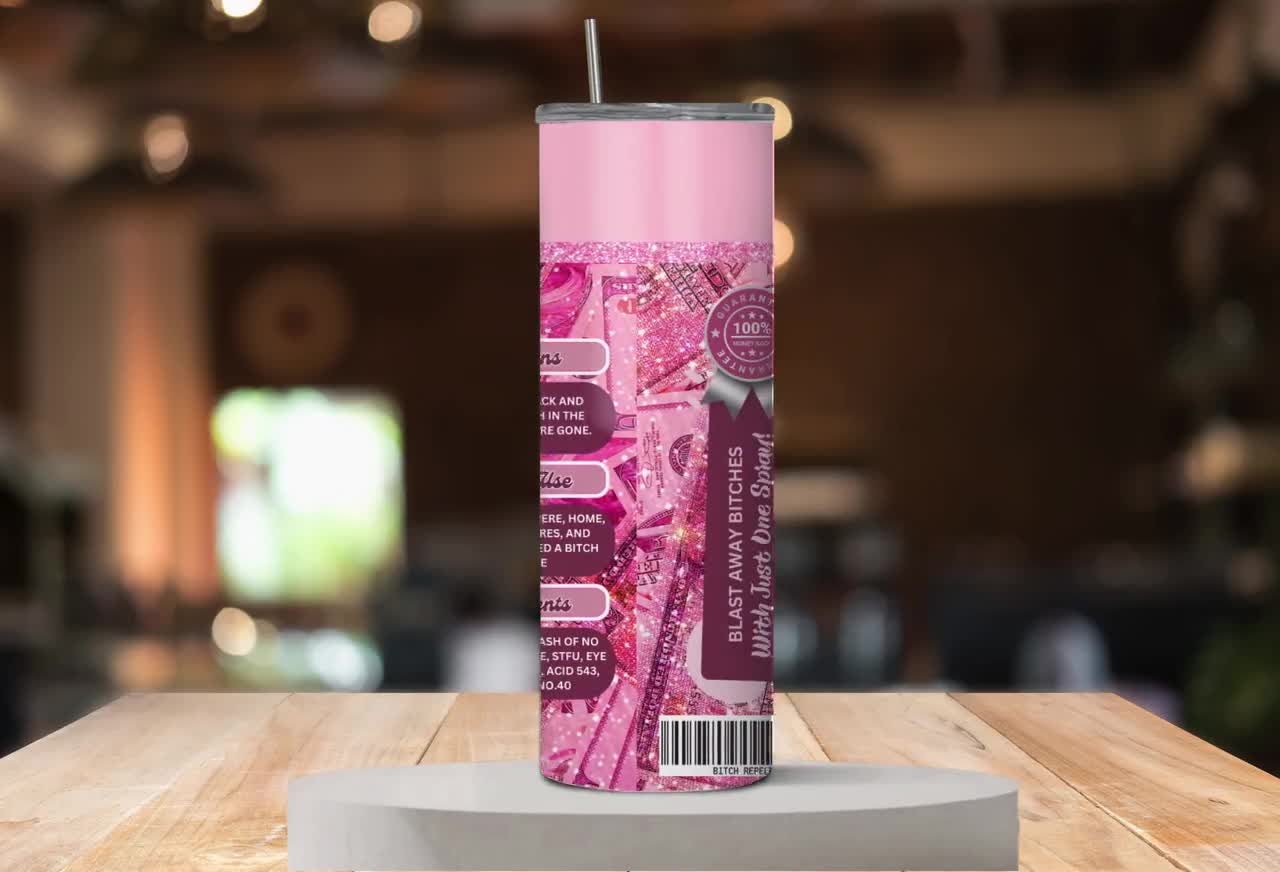 新品 タンケット Bitch J パニックチャート トップウォーター Bitch Spray, Bitch Repellent Spray, Bitch Be Gone 20oz Tumbler