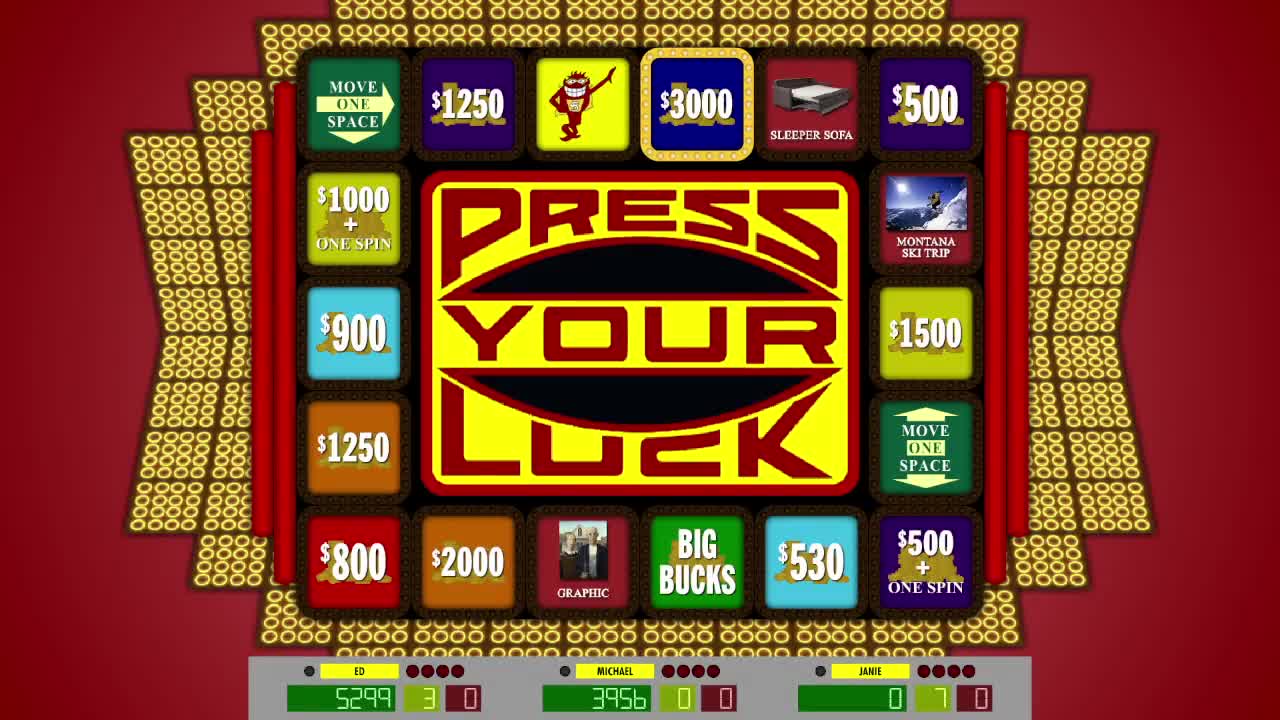 whammy press your luck game