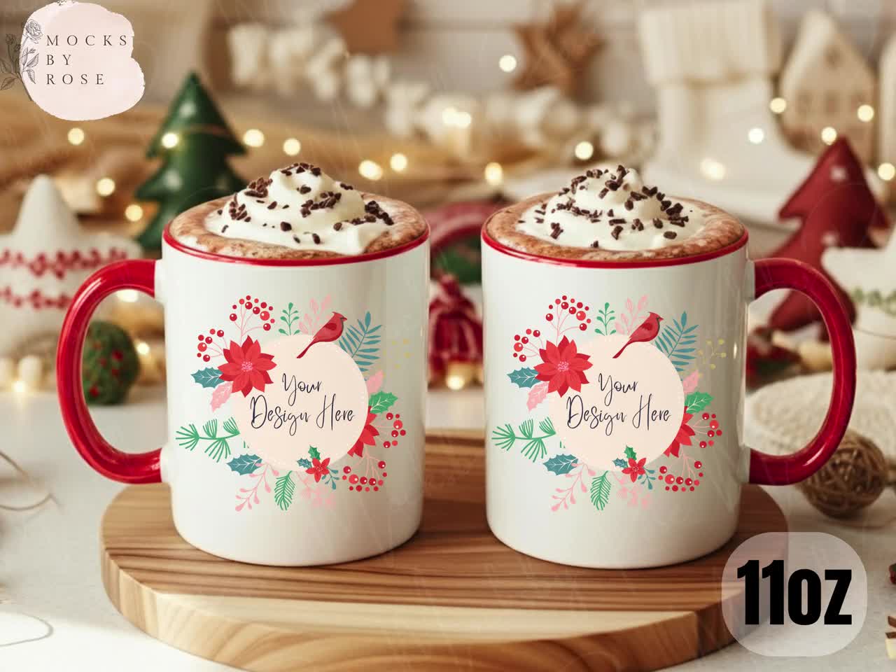 Accent Coffee Mug 11oz & 15oz RED Christmas Mockups Bundle Holiday Ceramic Coffee  Mug Mockups, Boho Aesthetic Mug Mockup Printify Mug Mockup - Etsy