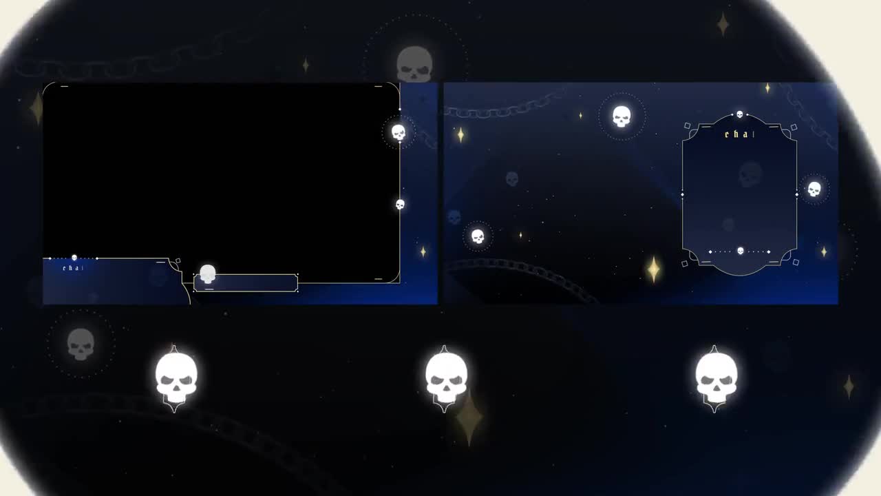 Lilith VTuber Animated Stream Package/Stream  Overlay/Transition/Panels/VTuber Designs/Etsy VTuber/Fantasy  Art/Horror/Etsy Mystic/Magical