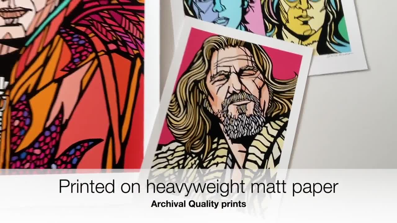 ナチュラル ボーン キラーズ アートプリント、ハリウッド ポップアート