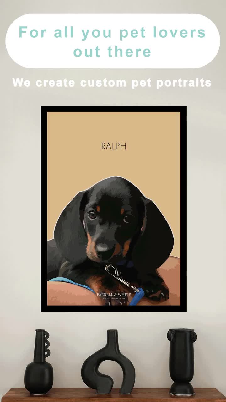 Custom pet portraits from your photos