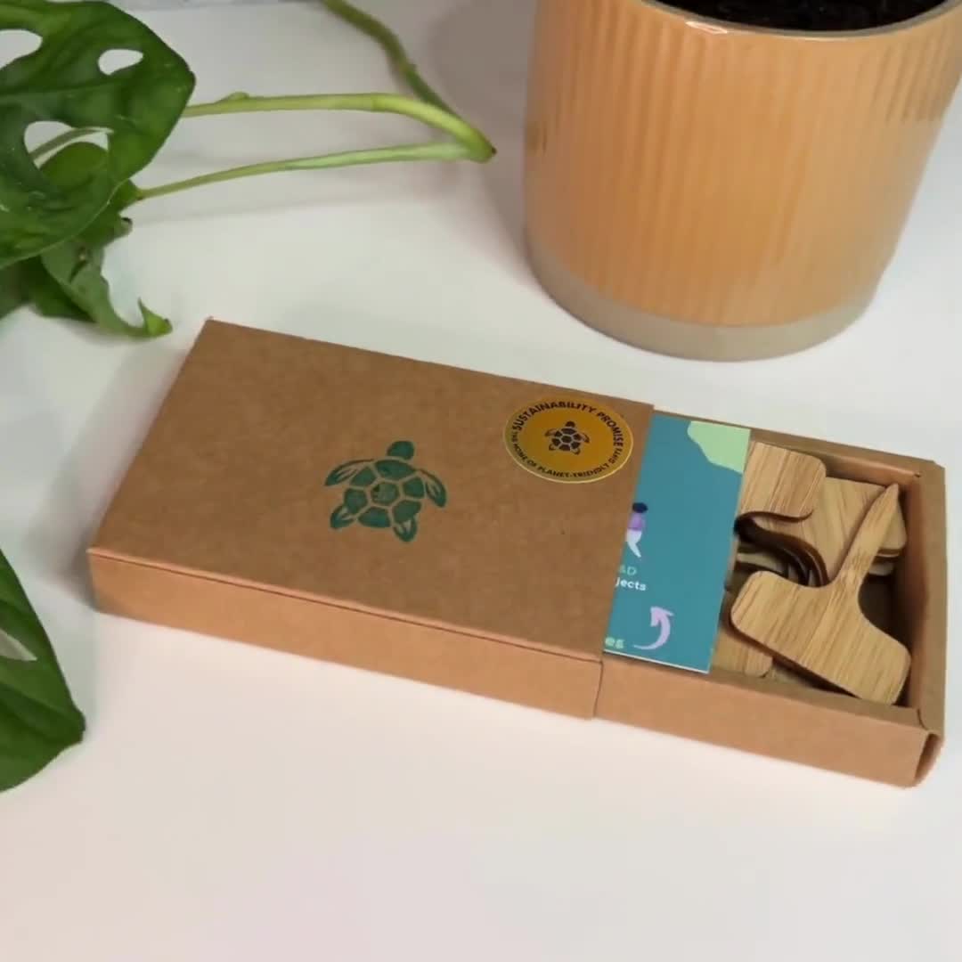 Set De 60 Etiquetas De Madera Para Plantas - Con Bolígrafo Resistente Al Agua, Clavables En Macetas O Jardín