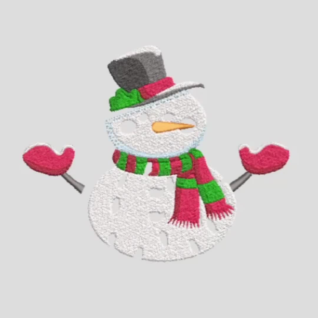 Pupazzo Di Neve Di Natale Illustrazione Vettoriale. Illustrazione Di - Foto 4