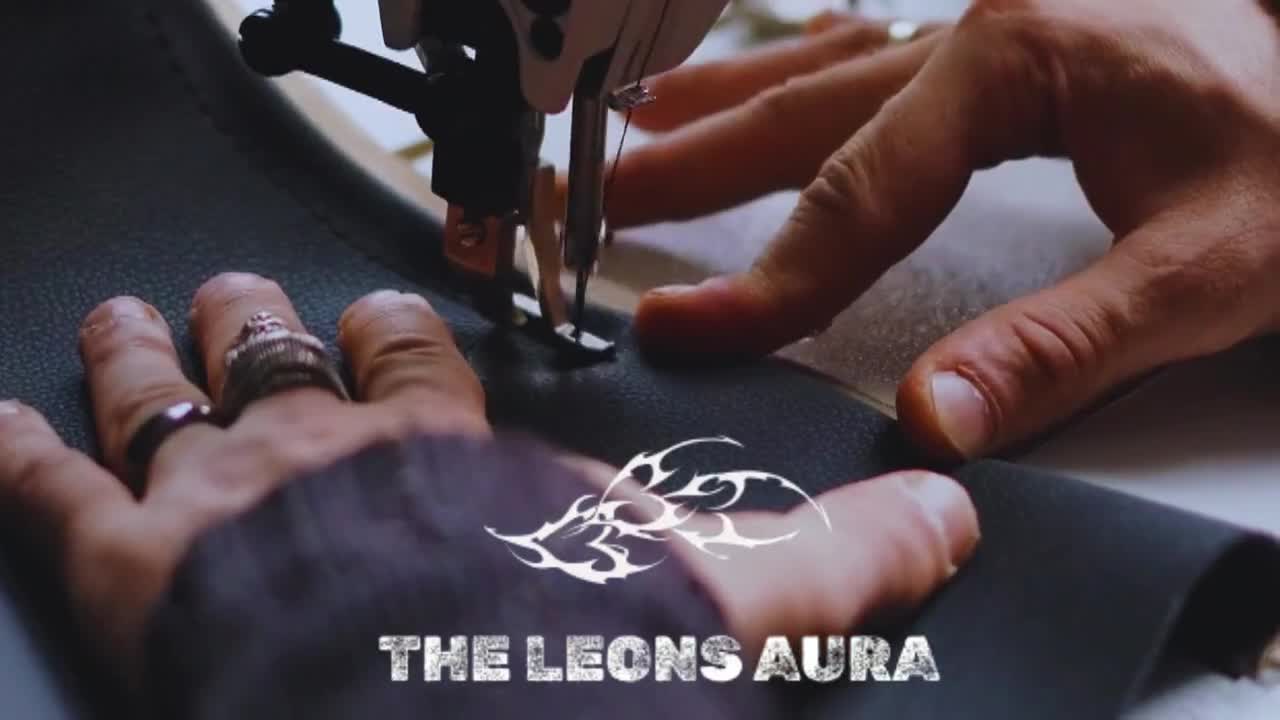 Blue Real Leather Women's Jacket – 90s Retro Bomber Coat video poster