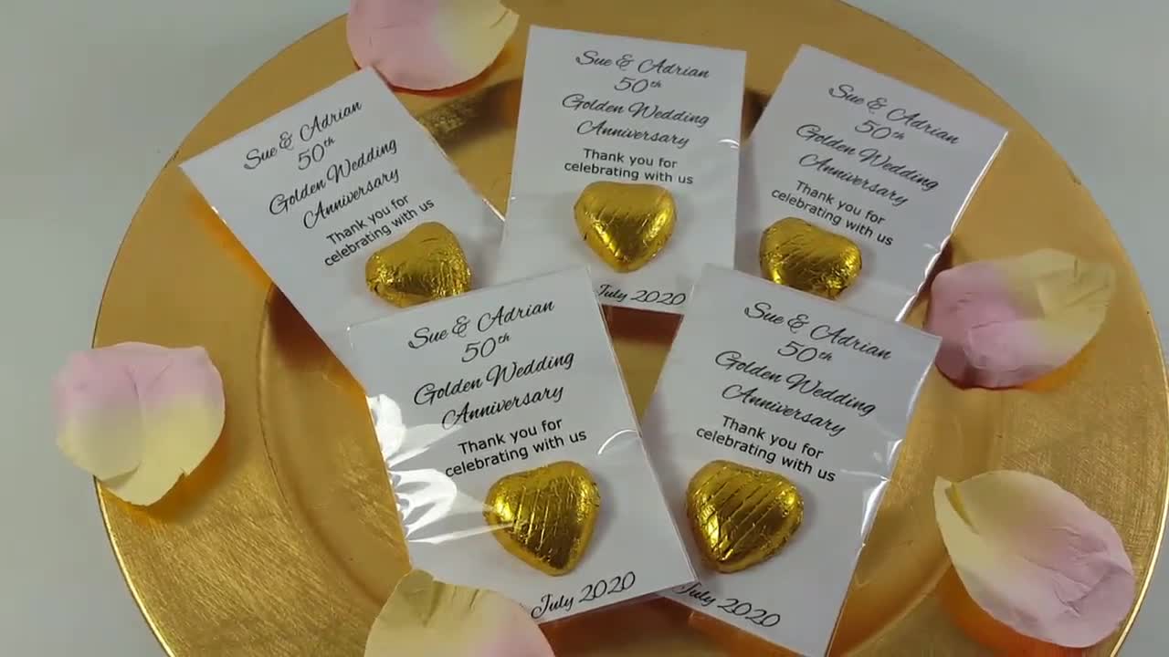 Diamond Wedding Anniversary Favours Neapolitan Chocolates -  Hong Kong