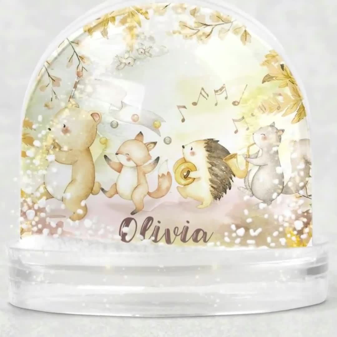 Musical snow globe for baby sale girl