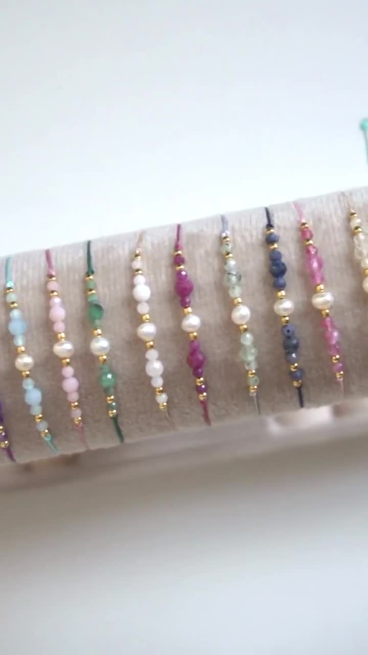 April Birthstone Bracelet with Opal