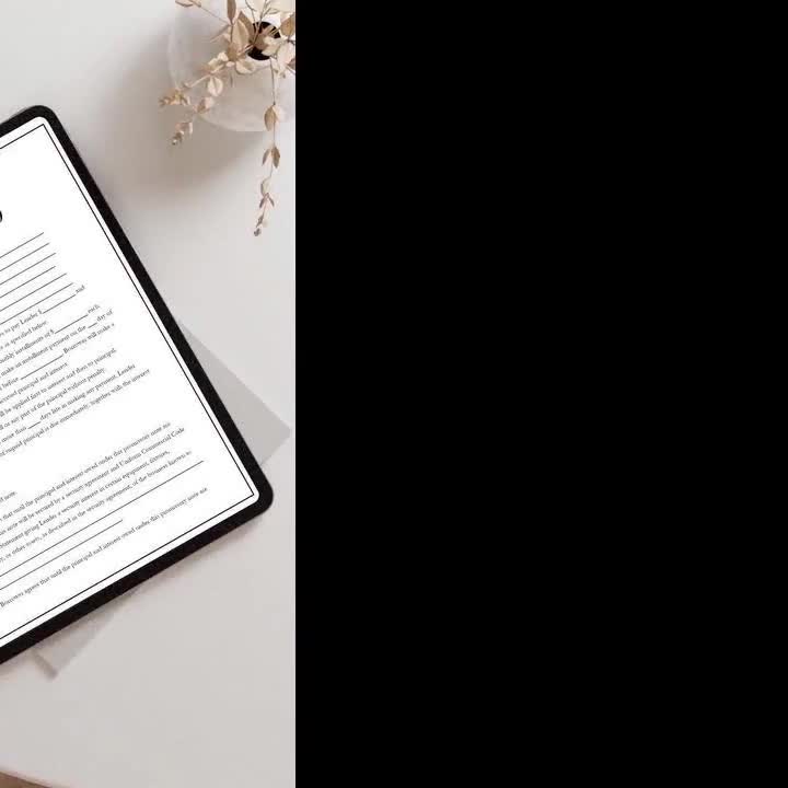 Balloon Payment Promissory Note Form | Printable Fillable PDF video poster