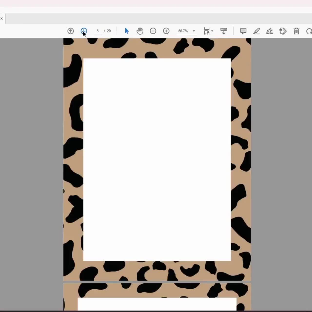 Leopard Print Border付箋 – 3のセット – 野生生物動物テーマデザイン – ひな形ギフト – 用紙Memo P Border  Paper Pack of 10--PDF \u0026 PNG Files--8.5x11 downloadable paper, leopard print  leopard border printable digital paper bordered paper, image size:1280x1280