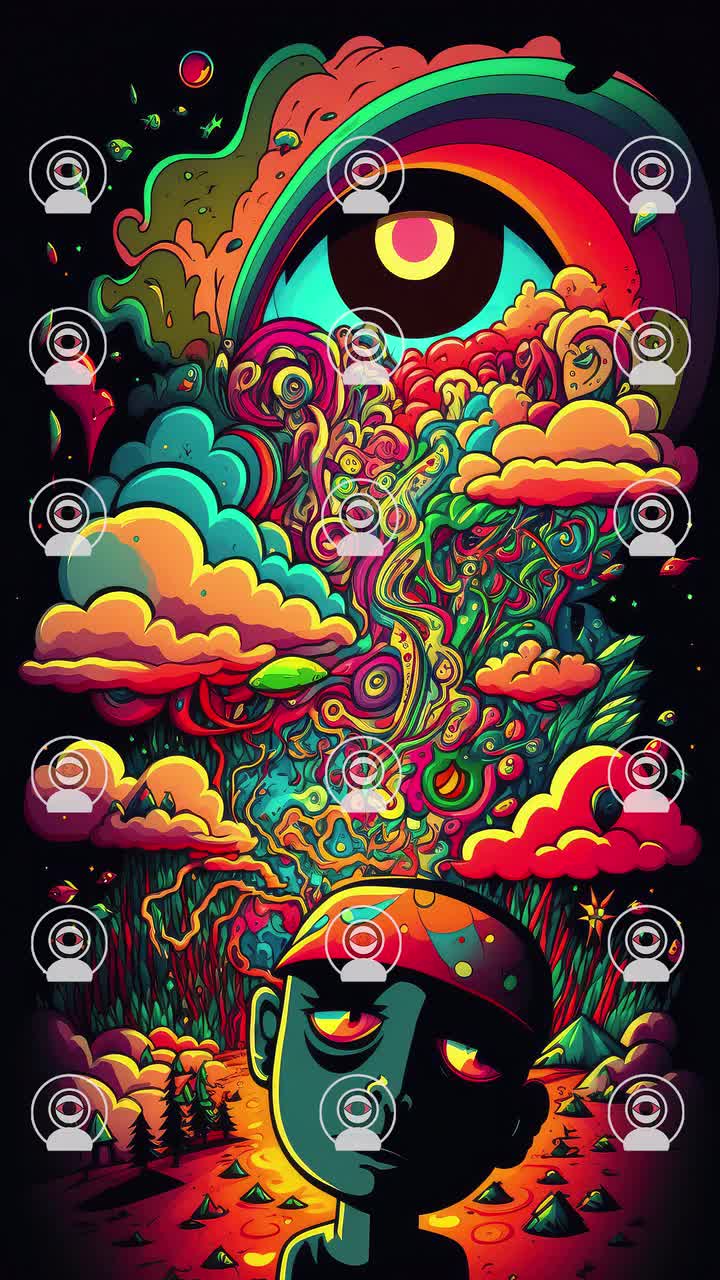 Trippy iPhone Wallpapers  PixelsTalkNet