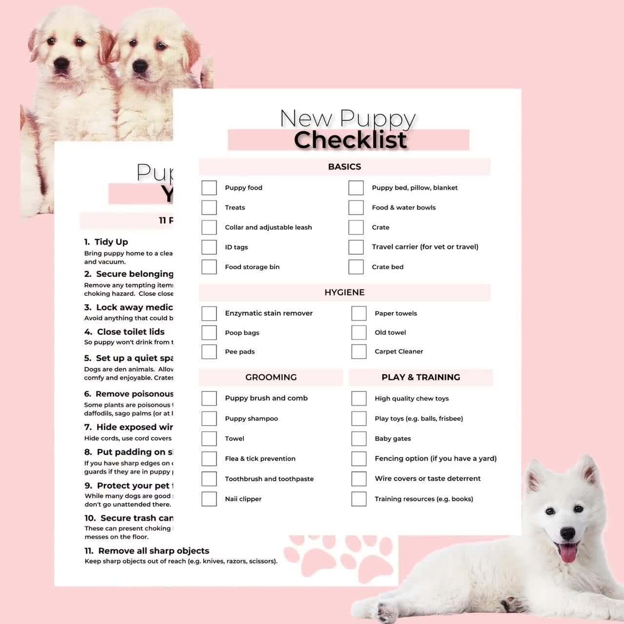 Puppy-proofing: 10-point Checklist for Preparing Your Home & Garden fo –  Harringtons Pet Food