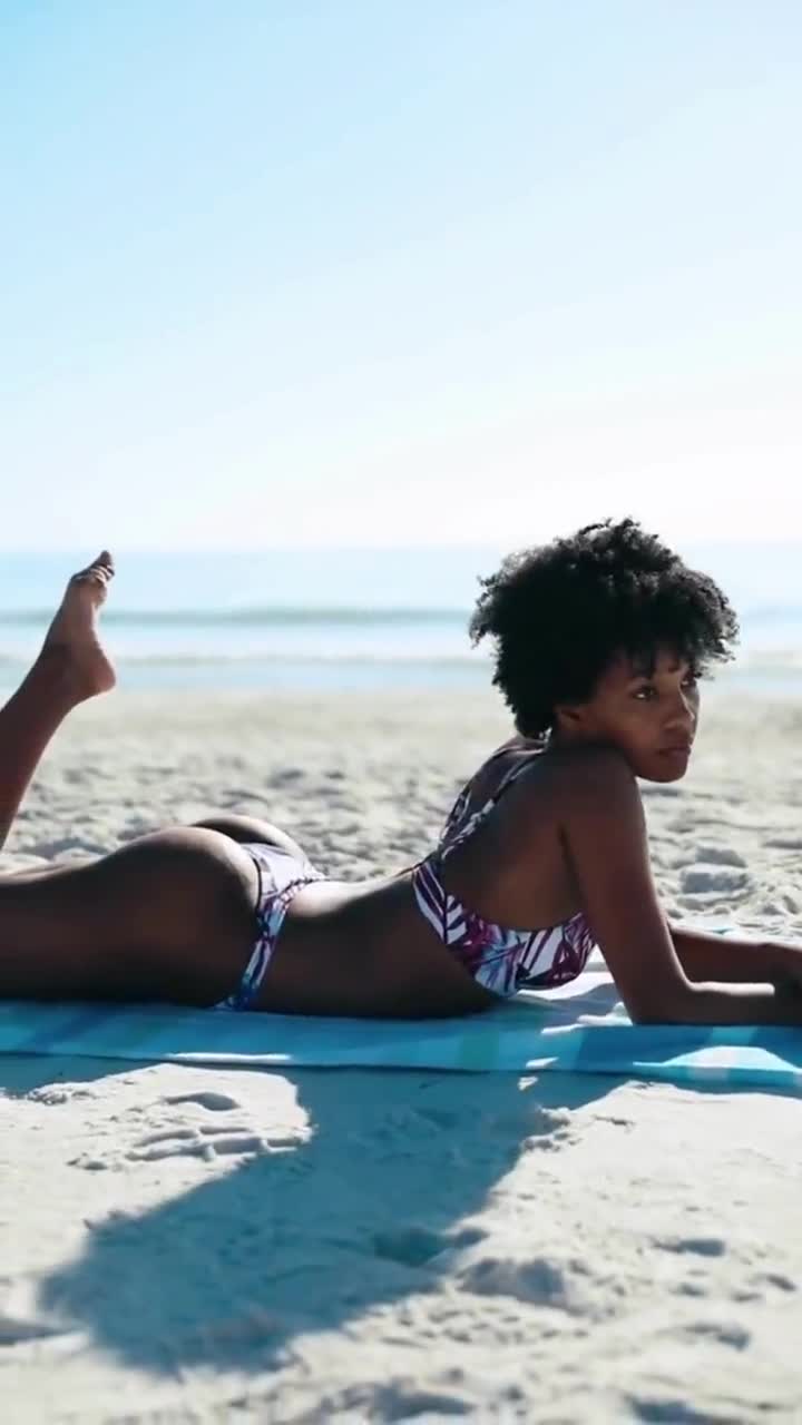 V CUT BIKINI BOTTOM - Alani Brazilian Cut Bikini Bottom in Sunrise