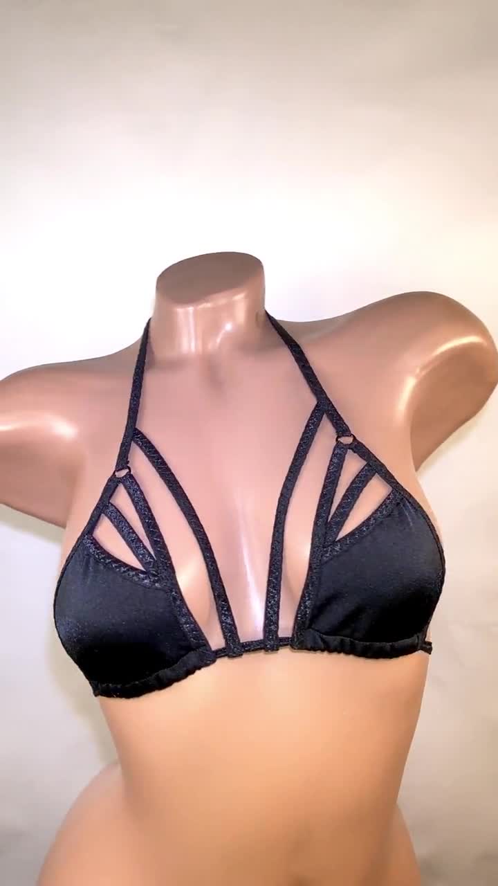 Saltwater Solids Malibu Bralette Top - Deep Taupe | O'Neill