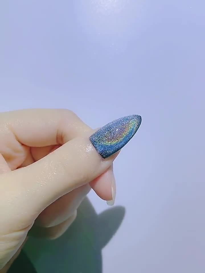 Holographic Nail Art Laser Shiny Powder Magic Rainbow Mirror Nail