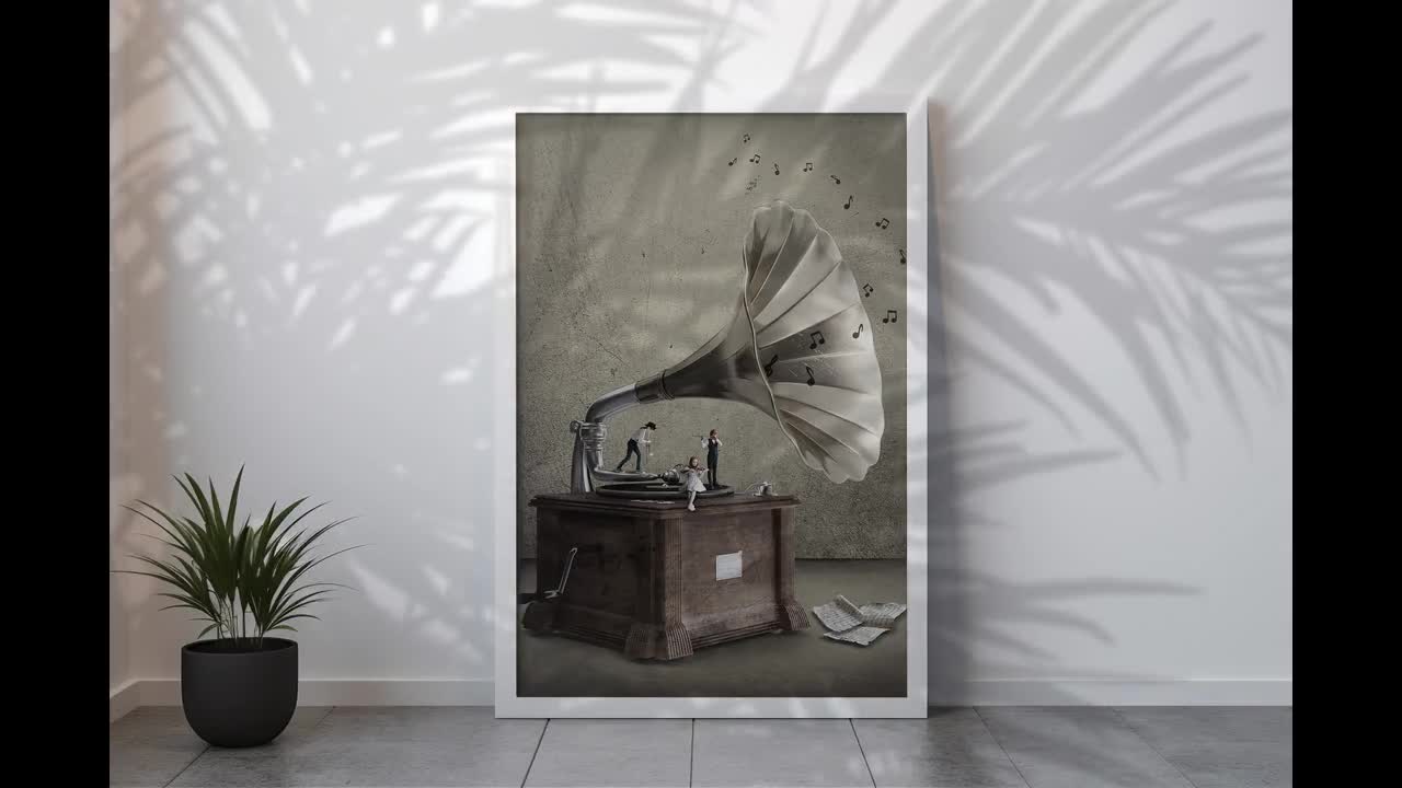 アート・デザイン・音楽 La Petit Maison Print “little House Music” – Miniature Composing With