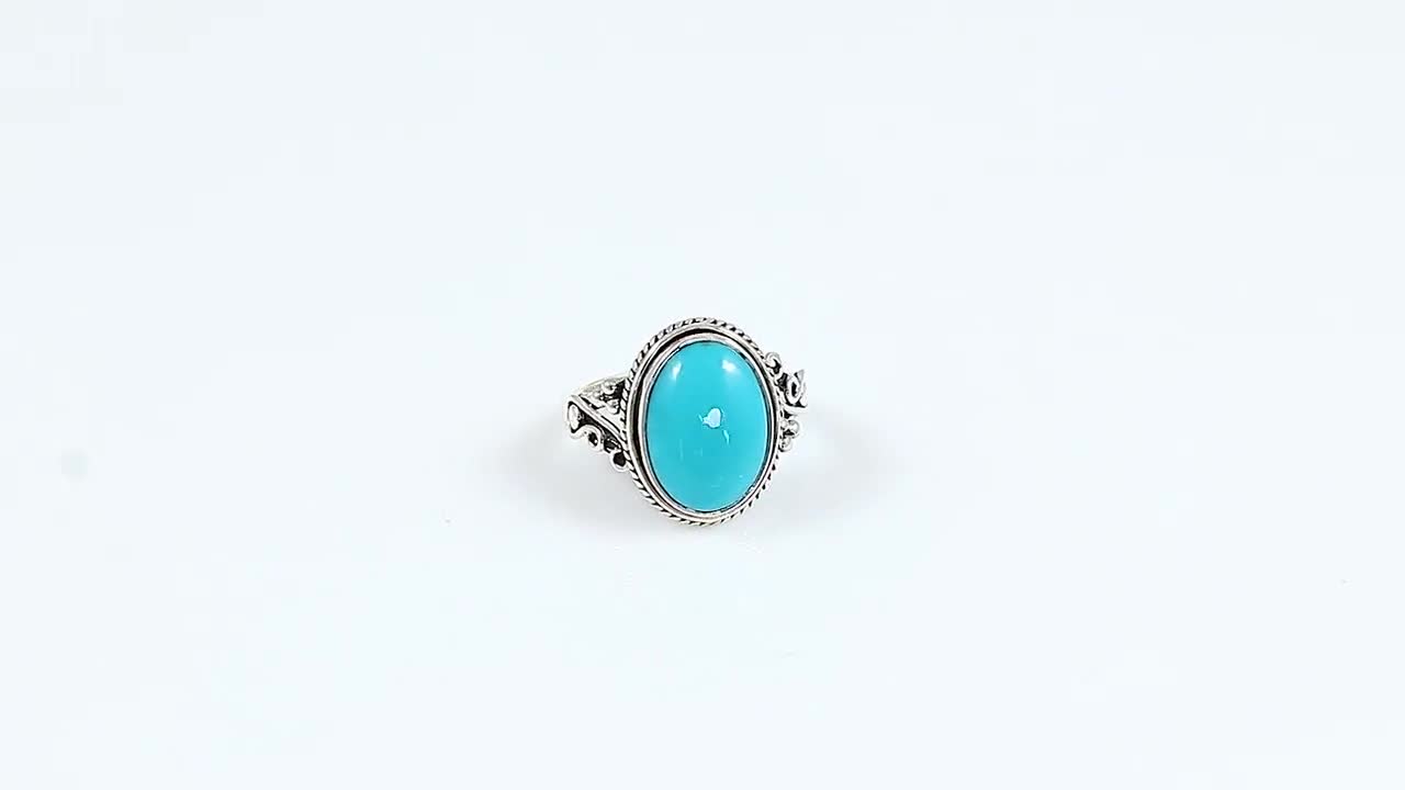 Arizona Turquoise Blue Sleeping Beauty Turquoise Ring Gemstone