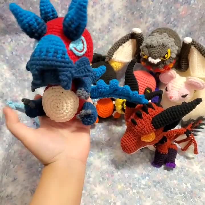 Large size MonsterHunter World inspired | Chibi Plush | Amigurumi | Made to  Order | Custom Order Open