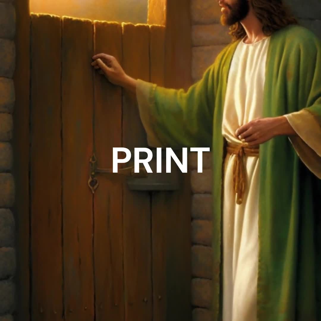 PRINTABLE ART | Jesus Christ Knocking at the Door PRINTABLE ART | Jesus Christ Knocking at the Door