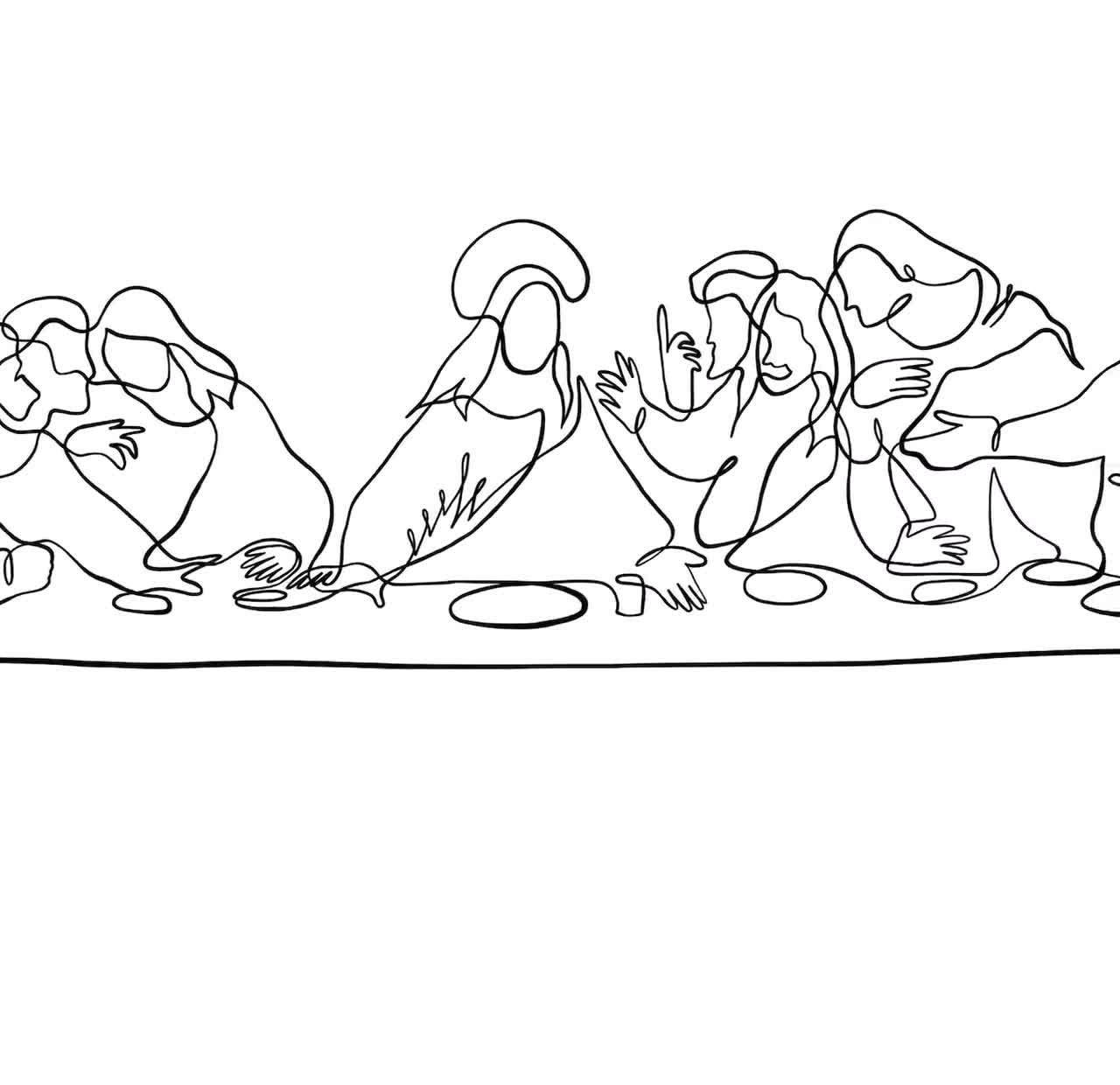 lords supper clip art