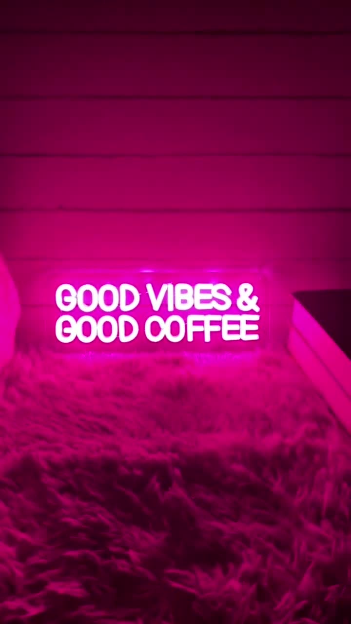 JFLLamp Coffee Neon Sign - USB Powered LED Wall Art For Coffee Bar, Room Decor, Or Gift