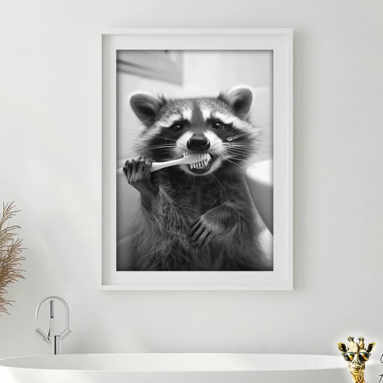 Adorable Raton Laveur Couché Sur Le Dos Dessin Animé Plat Vectoriel Illustration Isolé Vecteurs