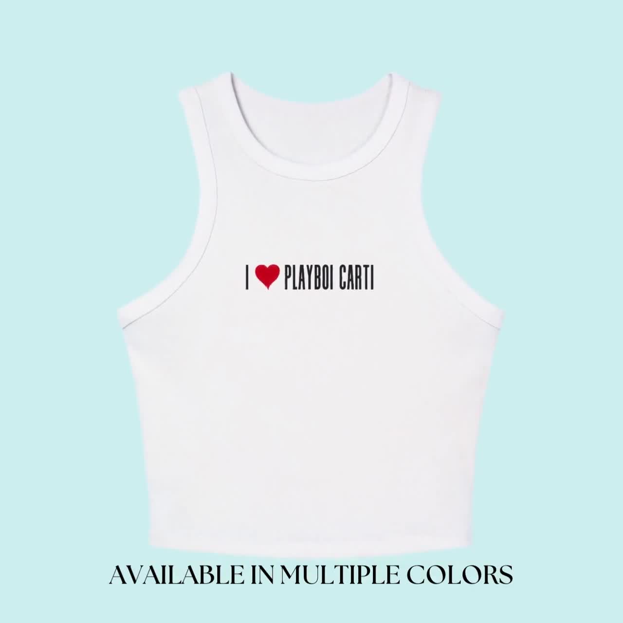 playboi carti i am tank タンクトップ Playboi Carti I AM MUSIC Tank Top Sleeveless Tee Album Tour
